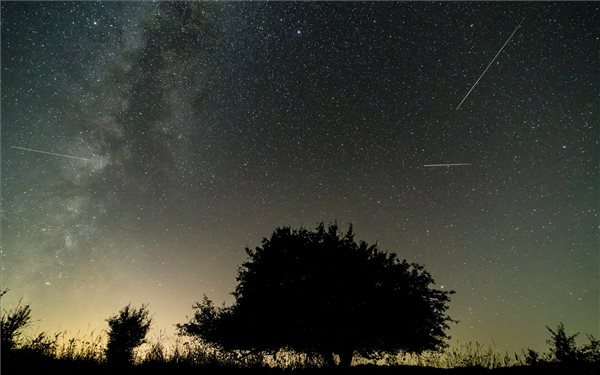 A Perseida meteorraj Magyarország felett